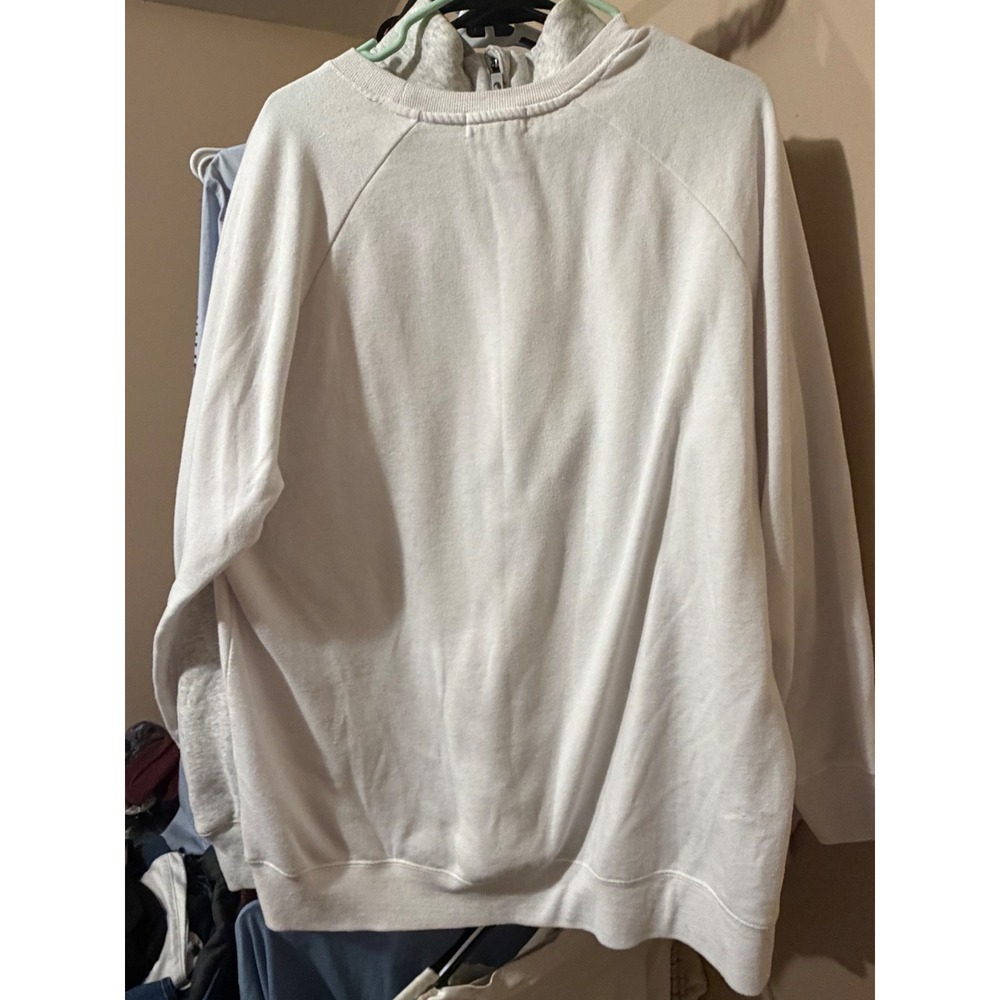 Simply Southern Boss Babe Sweatshirt XXL White Retro 80s Graphic Pullover Raglan - Picture 3 of 6